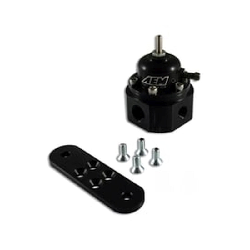AEM Universal Black Adjustable Fuel Pressure Regulator - 25-302BK