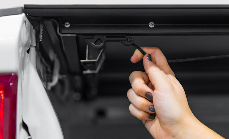 Access 08-16 Ford F-250/F-350 6ft 8in Bed LOMAX Tri-Fold Cover - Urethane Carbon Fiber - B5010039