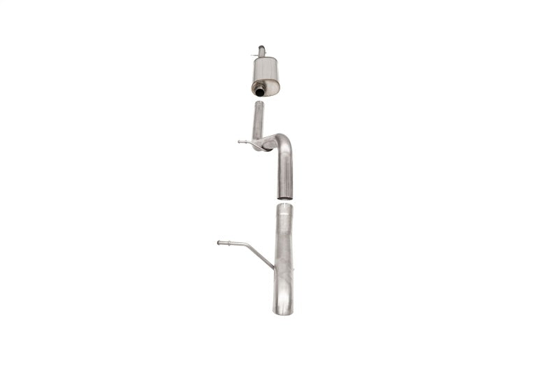 Corsa 2007-2018 Jeep Wrangler JKU 3.6L Sport 2.75in Cat-Back Exhaust w/ Turn Down Tip - 21121
