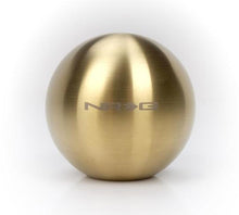 Load image into Gallery viewer, NRG Chrome Gold Titanium Round Shifter Heavy Weight - SK-350GD
