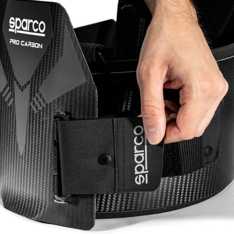 Sparco Rib Vest Pro Carbon L Wide - BLK - 002407KNR3LW