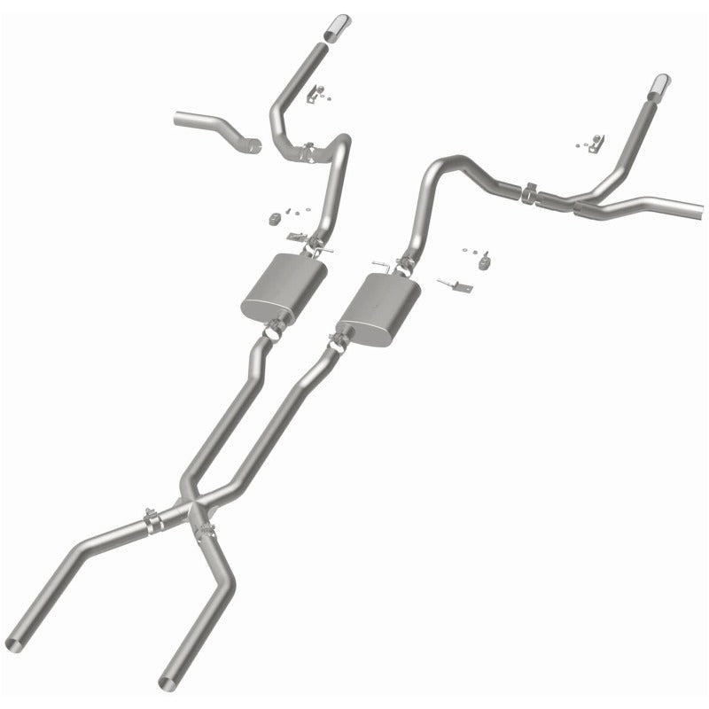 MagnaFlow 65-68 Chevy Impala All V8 Multiple Exit Options Crossmember-Back Perf Exhaust - 15165