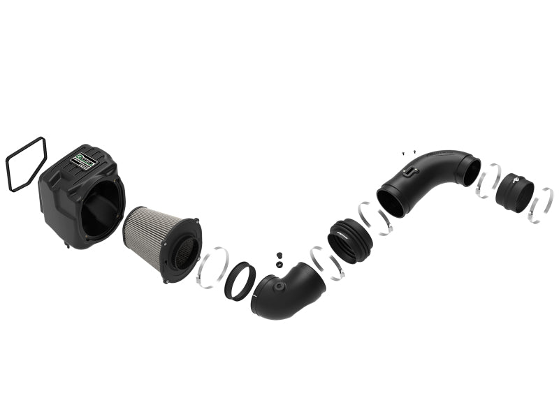 aFe Quantum Pro DRY S Cold Air Intake System 08-10 GM/Chevy Duramax V8-6.6L LMM - Dry - 53-10005D
