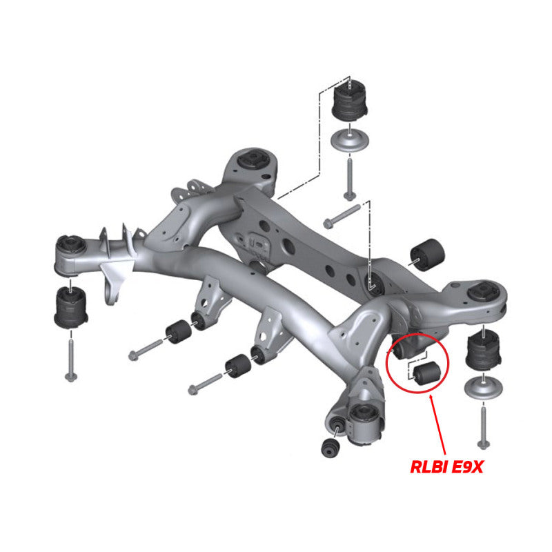 SPL Parts 06-13 BMW E80/E82/E82M / 06-13 BMW E90/E91/E92/E93 Rear Lower Control Arm Inner Bushing - SPL RLBI E9X