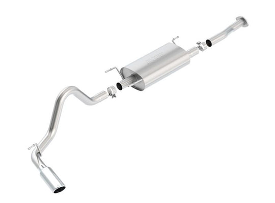 Borla 2016 Toyota Tacoma 3.5L V6 Auto 4DR CC SB S-Type 2.5in Single Left Rear Exit 4in Tip Exhaust - 140680