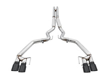 Load image into Gallery viewer, AWE Tuning 2018+ Ford Mustang GT (S550) Cat-Back Exhaust - Track Edition (Quad Diamond Black Tips) - 3020-43072