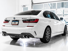 Load image into Gallery viewer, AWE Tuning 2019+ BMW M340i (G20) Track Edition Exhaust - Quad Chrome Silver Tips - 3020-42078