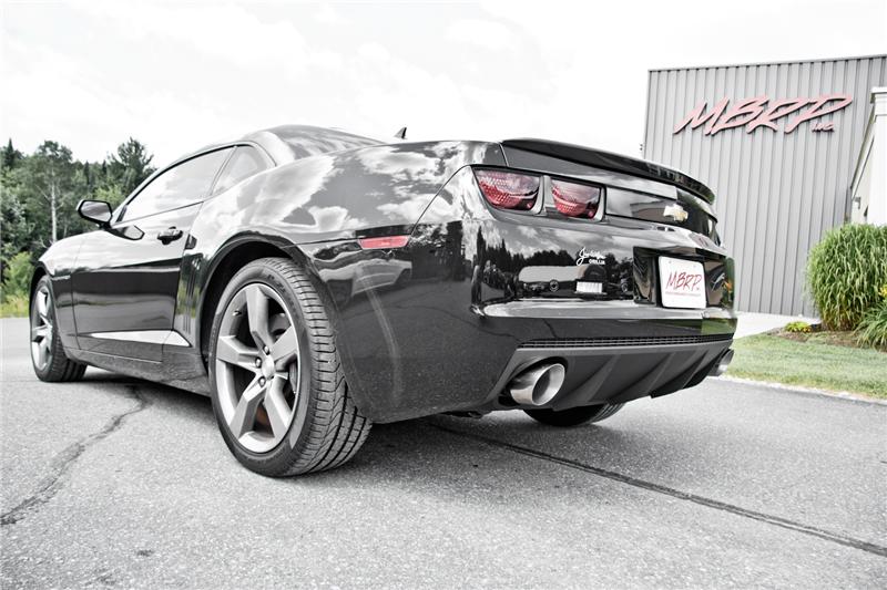 MBRP 2010-2015 Chevrolet Camaro V8 6.2L 3in Black Coated Axle Back Muffler Delete - S7019BLK