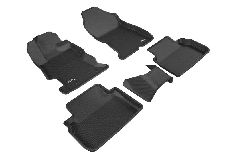3D MAXpider 17-23 Subaru Impreza / Crosstrek (Not Fit Hybrid ModelS) Kagu Black Full Set - L1SB02201509