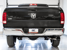 Load image into Gallery viewer, AWE Tuning 09-18 RAM 1500 5.7L (w/o Cutout) 0FG Single Side Exit Cat-Back Exhaust - Diamond Blk Tips - 3015-33309