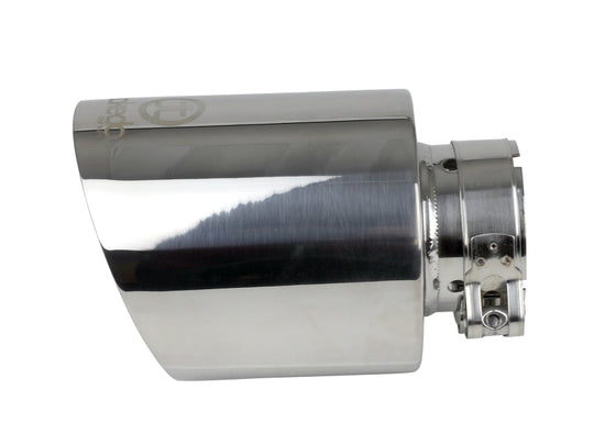 aFe Takeda Universal Exhaust Tip 2-1/2 IN Inlet x 4-1/2 IN Outlet x 7 IN L- Polished - 49T25454-P07