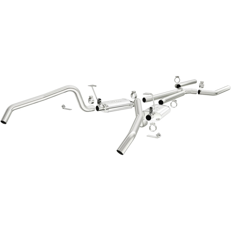 MagnaFlow Sys Cat-Back 67-72 F-Body 2.50inch w/Tru-X - 15896