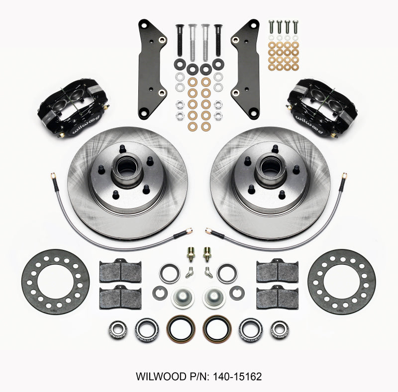 Wilwood Forged Dynalite-M Front Kit 11.88in 1 PC Rotor&Hub Cadillac 1957-60 - 140-15162