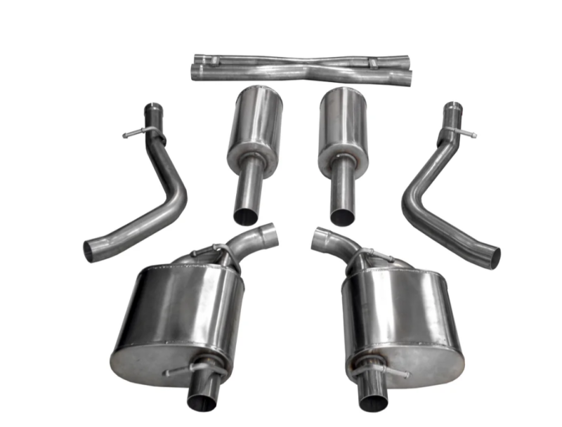 Corsa 2015-2023 Dodge Challenger 3.6L 2.5in Cat-Back Dual Rear Exit (re-uses stock exhaust bezel) - 21066