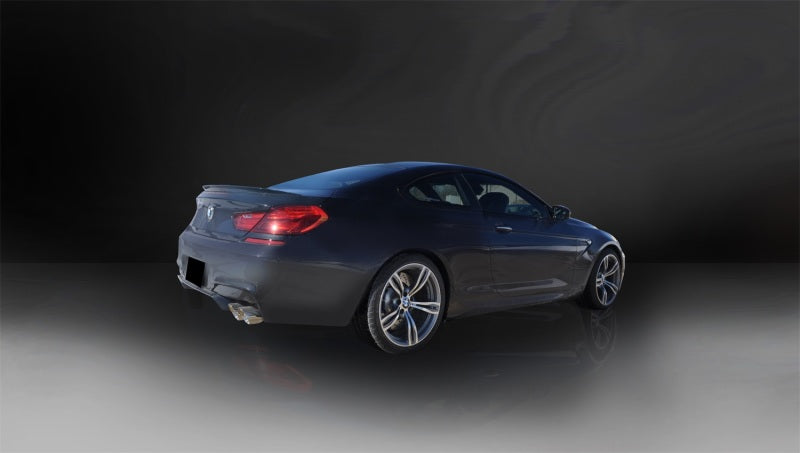 Corsa 2012-2017 BMW M6 F12 / F13 / F06 Polished Sport Axle-Back Exhaust - 14929