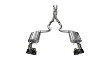 Load image into Gallery viewer, Corsa 2015-2017 Ford Mustang GT 5.0 3in Cat Back Exhaust Black Quad Tips (Sport) - 14337BLK