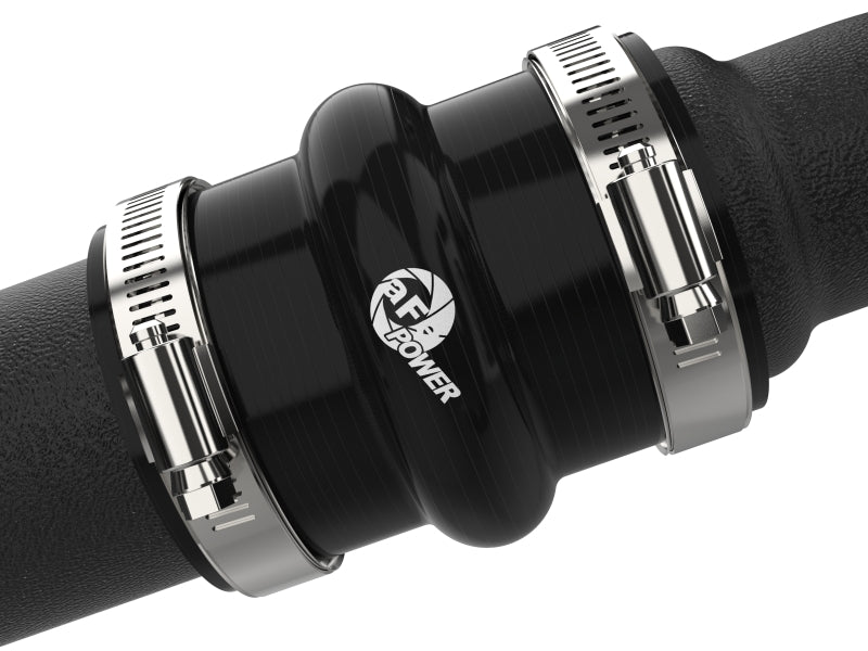 aFe BladeRunner Aluminum Hot and Cold Charge Pipe Kit Black Ford F-150 24-26 V6-2.7L (tt) - 46-20784-B