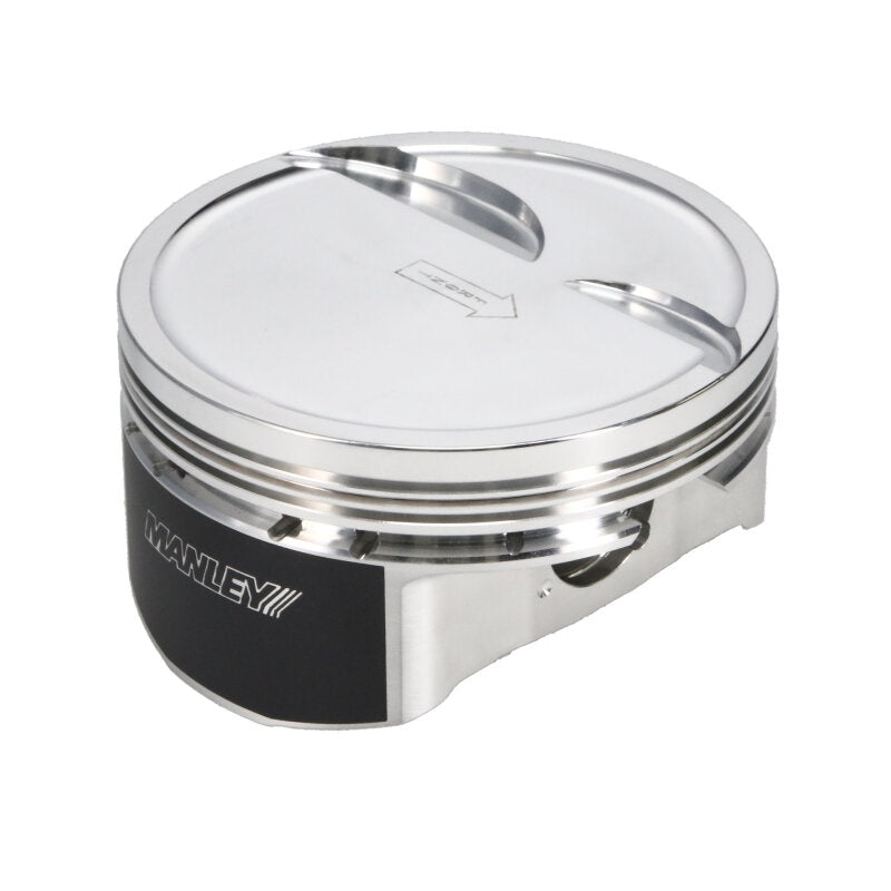 Manley Small Block Chevy LS Series 4.070in Bore - 1.065in CD - -10 cc Dish Platinum Series Pistons - 596570C-8
