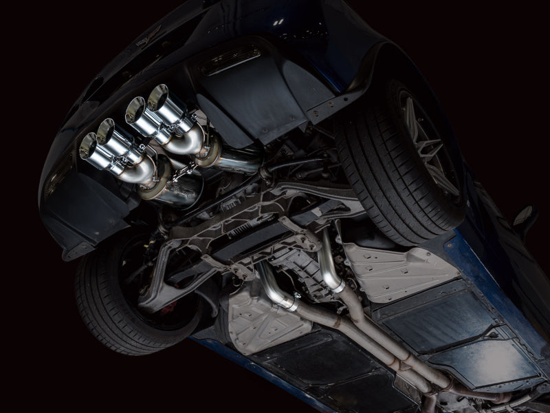 AWE Tuning C6 Chevrolet Corvette Z06/ZR1 Track Edition Axle-Back Exhaust w/ Chrome Silver Tips - 3020-42606