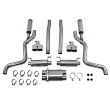 Load image into Gallery viewer, MBRP 08-11 Dodge Challenger SRT8 6.1L Hemi T304 Cat Back Dual Split Rear - S7110304