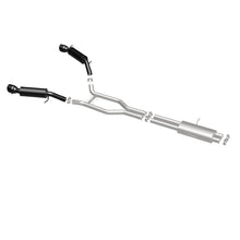 Load image into Gallery viewer, MagnaFlow Cat-Back 15-16 Land Rover Ranger Rover V6 SS 2.5in Dual Split Rear Exit 4.5in Black Tips - 19123