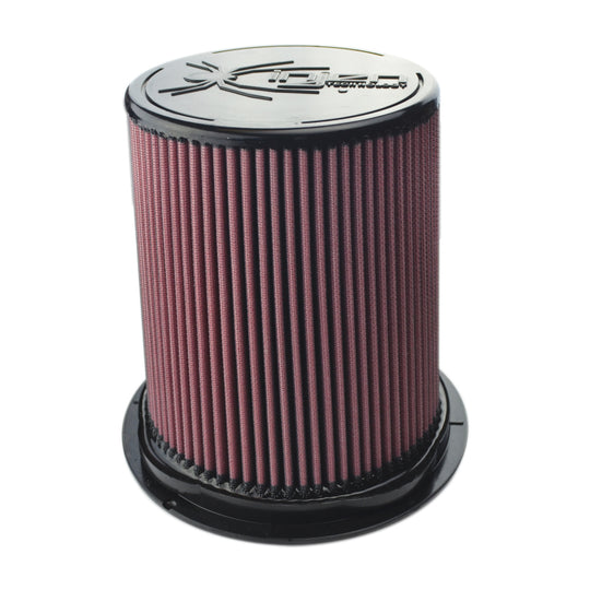 Injen 8-Layer Oiled Cotton Gauze Air Filter w/ Twist Lock - 5in ID / 9.3in Base / 8.5in H - X-1117-BR
