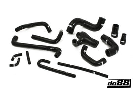 do88 86-92 BMW M3 S14B23/S14B23 Evo II/S14B23 Evo III (E30) Coolant Hoses - Black - DO88-KIT130S