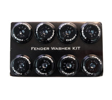 Load image into Gallery viewer, NRG Fender Washer Kit w/Color Matched M8 Bolt Rivets For Plastic (Black) - Set of 8 - FW-800BK