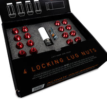 Load image into Gallery viewer, Mishimoto Aluminum Locking Lug Nuts M12x1.25 20pc Set Red - MMLG-125-20LRD