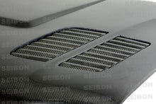 Load image into Gallery viewer, Seibon 01-05 BMW E46 M3 GTR Style Carbon Fiber Hood - HD0105BMWE46M3-GTR