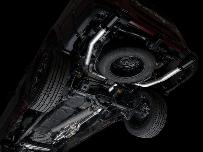 AWE Tuning 25+ RAM 1500 3.0TT 0FG Cat-Back Touring Exhaust - Diamond Black Tips - 3015-33530