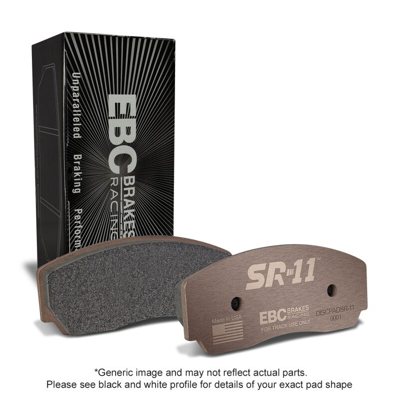 EBC Racing Wilwood Aero4 Radial Mount 6620 20mm SR-11 Sintered Race Pad - DP8054.20SR11
