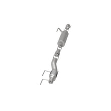 Load image into Gallery viewer, MagnaFlow Cat-Back, SS, 2.5/3in, Turn Down In Front Rear Tire 2015 Ford F150 2.7L V6T Ext Cab - 19056