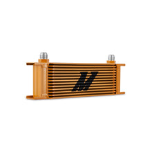 Load image into Gallery viewer, Mishimoto Universal 13-Row Oil Cooler Gold - MMOC-13GD