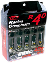 Load image into Gallery viewer, Project Kics 12x1.50 R40 Lug Nuts - Black (20 Pcs) - KRC01K