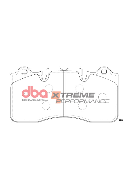 DBA 17-18 Alfa Romeo Giulia Quadrifoglio XP Performance Front Brake Pads - DB15216XP