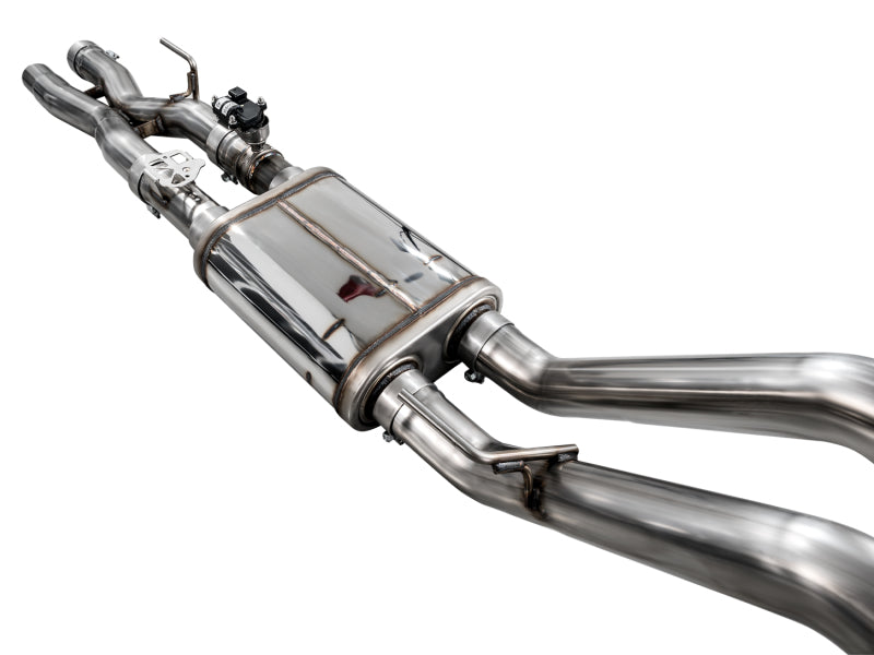 AWE Tuning Gen 3 Raptor R SwitchPath Exhaust - Chrome Silver Tips - 3025-32852