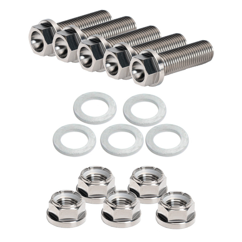 Wilwood bolt kit axle clamp 3/8-24X1.125 LG titanium - 230-17887