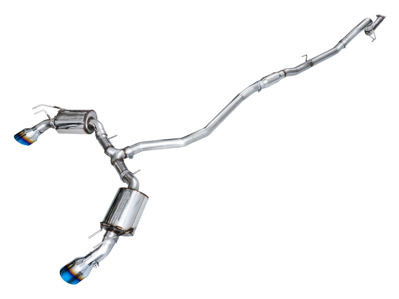 AWE 22-26 Civic Si / Acura Integra Touring Edition Dual Vapor Blue Exhaust - 3015-39331