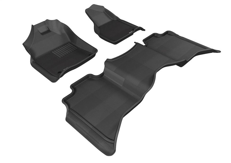 3D MAXpider 12-24 Dodge Ram 1500 Crew Cab / 2500 / 3500 Crew Cab / MEGA Cab Kagu Black Full Set - L1DG02001509