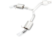 Load image into Gallery viewer, AWE Tuning Audi B9 A5 Touring Edition Exhaust Dual Outlet - Chrome Silver Tips (Includes DP) - 3015-32090