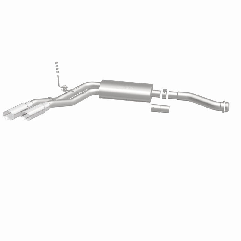 MagnaFlow 11-13 Ford F-150 Pickup Dual Same Side Before P/S Rear Tire Stainless CatBack Perf Exhaust - 15101