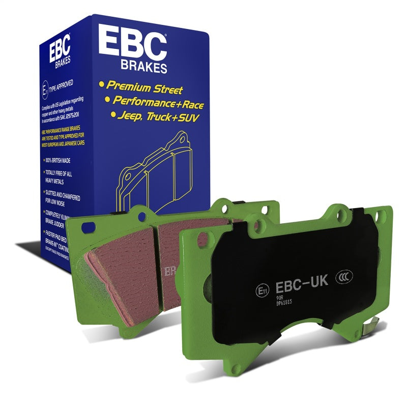 EBC 08+ Lexus LX570 5.7 Greenstuff Front Brake Pads - DP61815