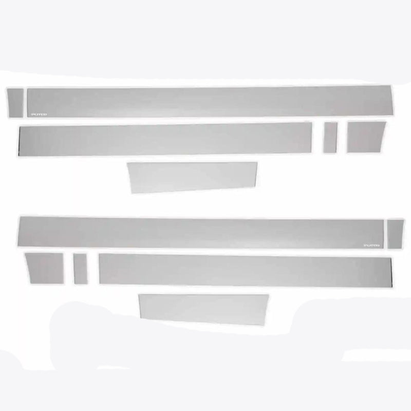 Putco 99-10 Ford SuperDuty Super Cab 8ft Long Box - 8in Wide - 12pcs Stainless Steel Rocker Panels - 9751413
