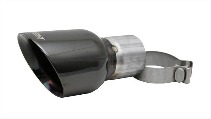 Corsa 2009-2019 Single Universal 3.0in Inlet / 4.5in Outlet Black PVD Pro-Series Tip Kit - TK009BLK