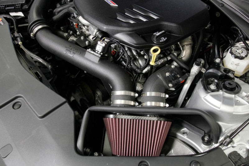 K&N 16-17 Cadillac ATS-V 3.6L V6 Twin Turbo Performance Intake Kit - 57-3093