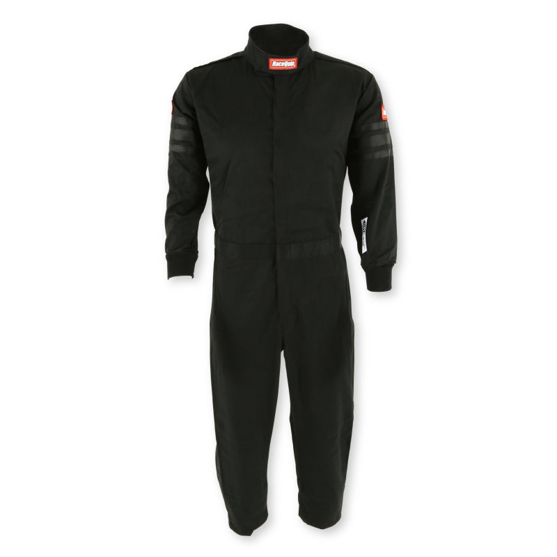RaceQuip Black Trim SFI-1 JR. Suit - Kids Large - 1959995RQP