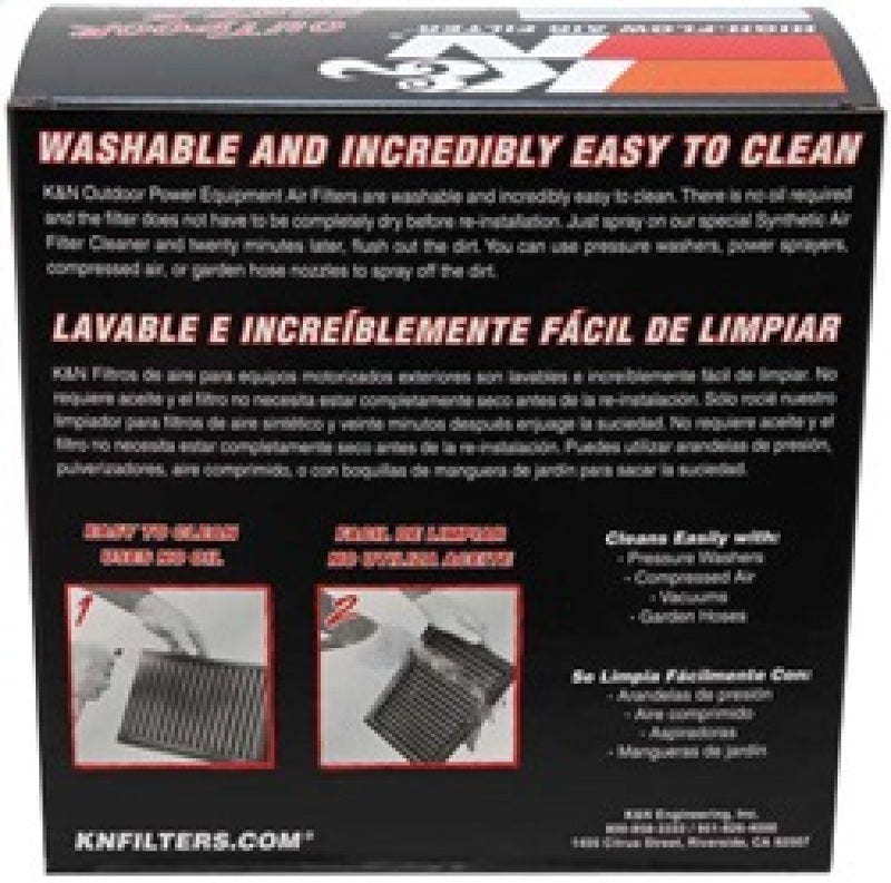 K&N Replacement Industrial Air Filter 1.875in ID x 3.5in OD x 7.125in H Kubota/John Deere/Bobcat - E-4552