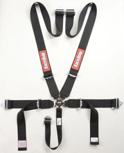 Load image into Gallery viewer, RaceQuip Black SFI CAMLOCK 5pt PD Lap Seat Belt - 741001