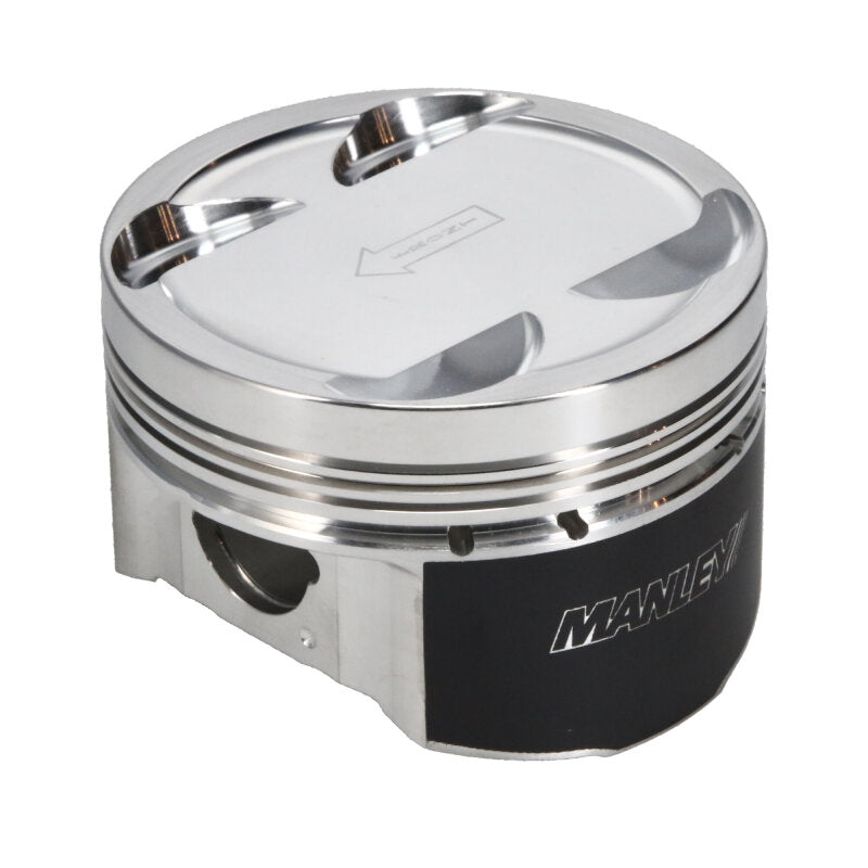 Manley Mitsubishi 4B11 86.5mm Bore +.5mm Oversize +2cc Dome Platinum Series Piston Set w/ Rings - 614105C-4